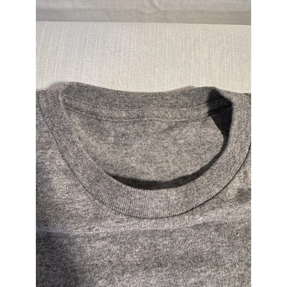 John Deere Logo T-Shirt Men’s L Gray Short Sleeve Classic Tee